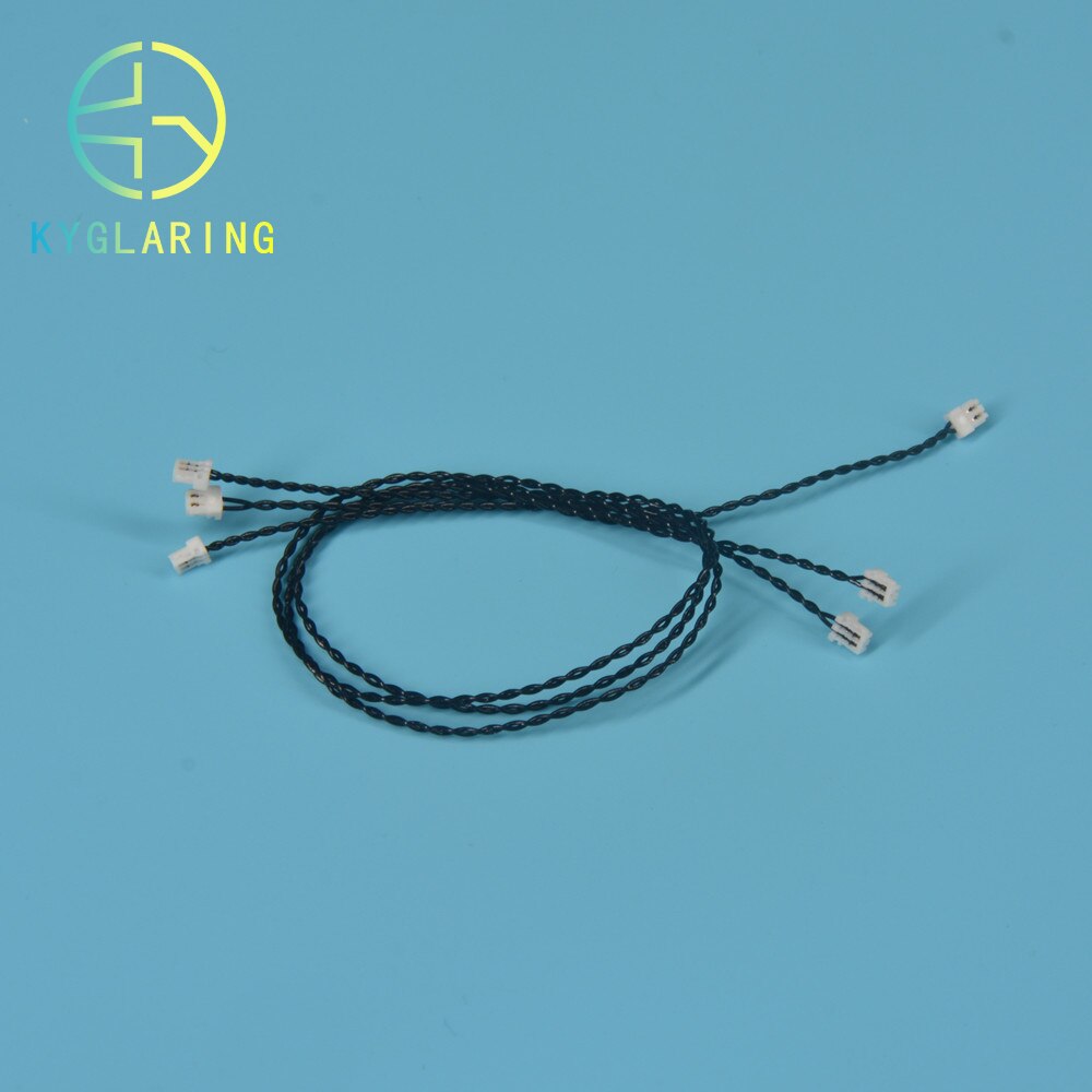 0.8 MM 2Pin Black Connectiing Cables  ( Pack of 10 )