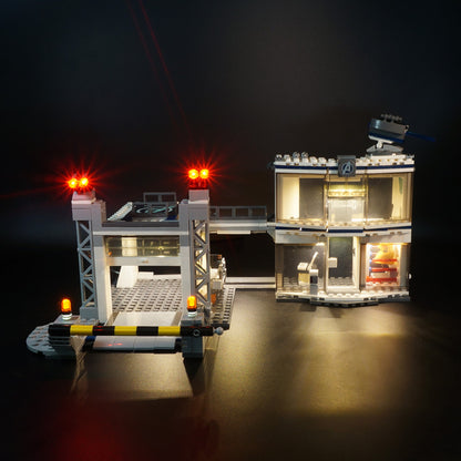 LED Light Kit For Avengers Compound Battle #76131