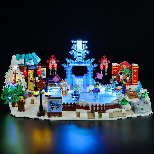 Led Light Kit For LEGO 80109 Lunar New Year Ice Festival