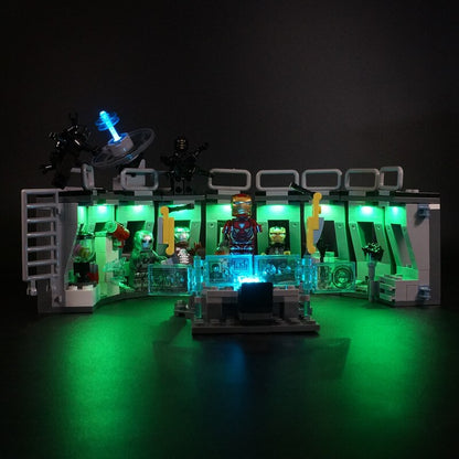 LED Light Kit for Iron Man Hall of Armor #76125
