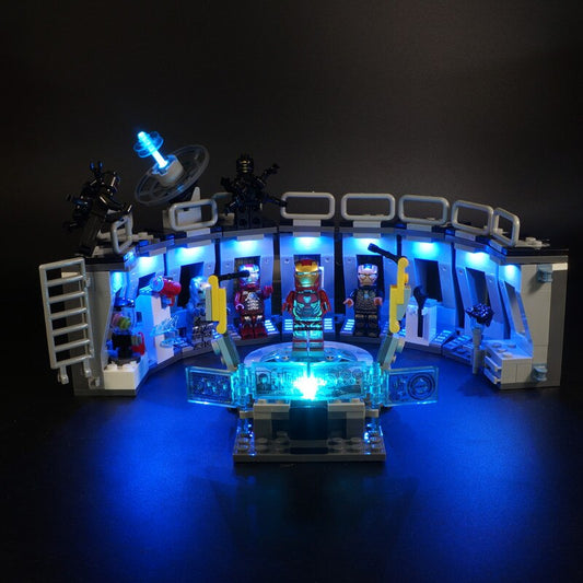 LED Light Kit for Iron Man Hall of Armor #76125
