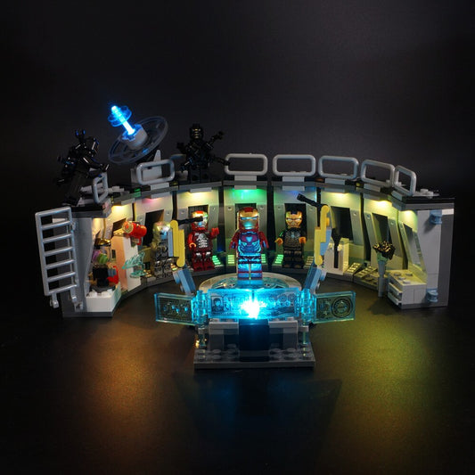 LED Light Kit for Iron Man Hall of Armor #76125