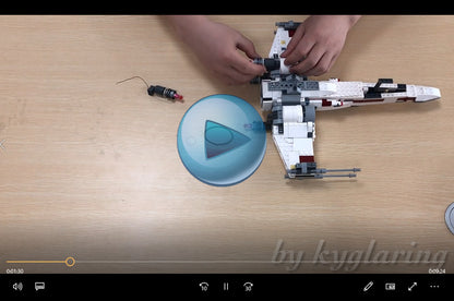 LED Light Kit For the x wing star fighter #75218
