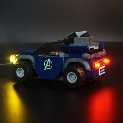 LED Light Kit For Avengers Compound Battle #76131