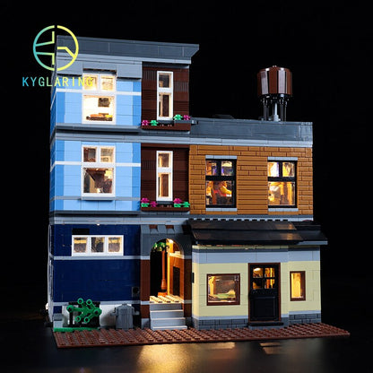 Led Lighting Set For Creator 10246 Detective's Office