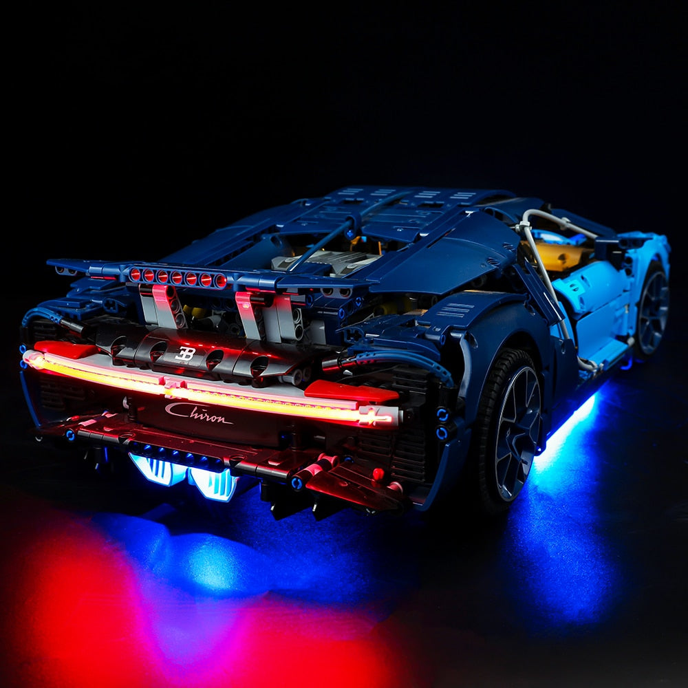 Headlights Bugatti Chiron Led Lights LED Light Kit For LEGO