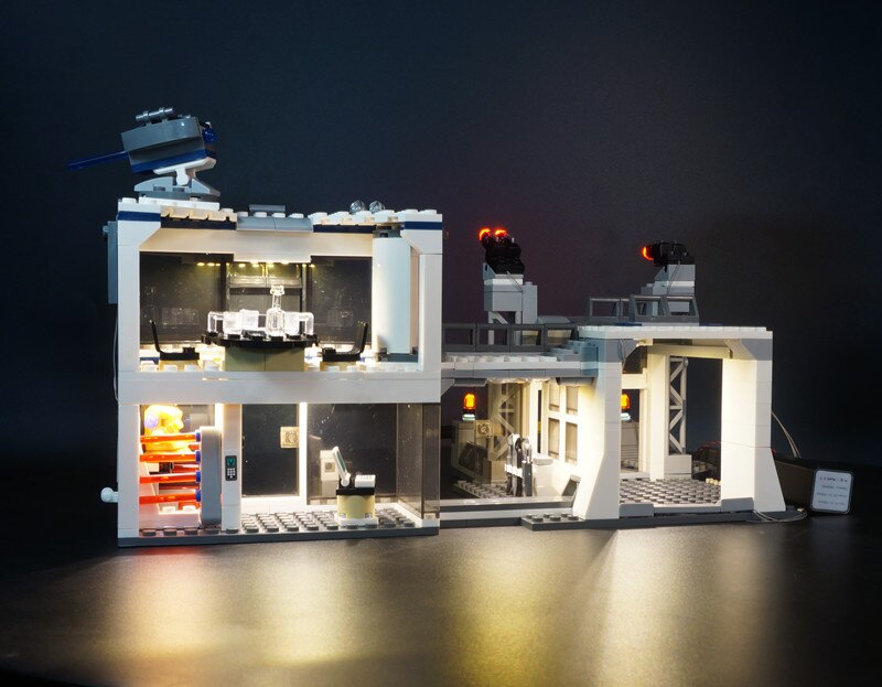 LED Light Kit For Avengers Compound Battle #76131