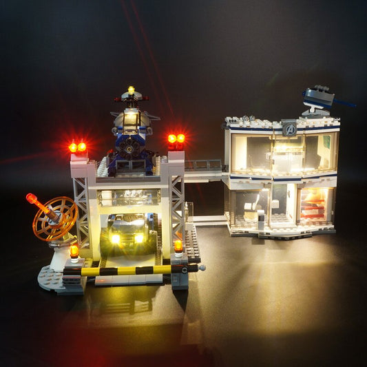 LED Light Kit For Avengers Compound Battle #76131