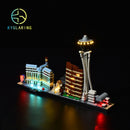 Led Lighting Set for Creator 21047 Architecture Las Vegast