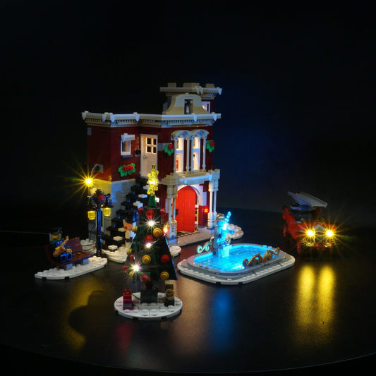 LED Light Kit For Winter Village Fire Station #10263