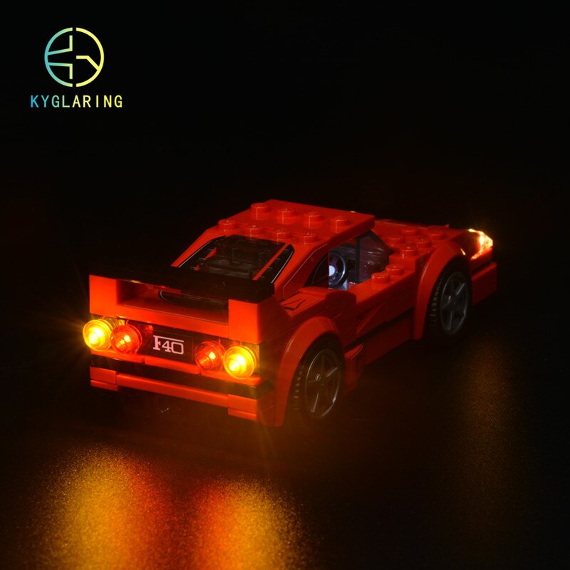LED Light kit For Speed Champions F40 #75890