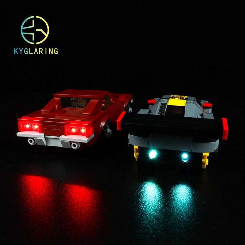 Led Lighting Set for Speed Champions 76903 Chevrolet Corvette C8.R & 1968