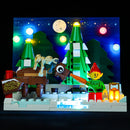 Led Light Kit For LEGO 40484 Christmas Gift Set