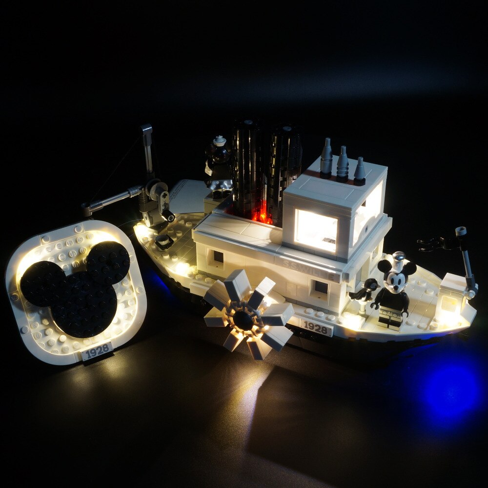 Led Lighting Set For Steamboat Willie 21317