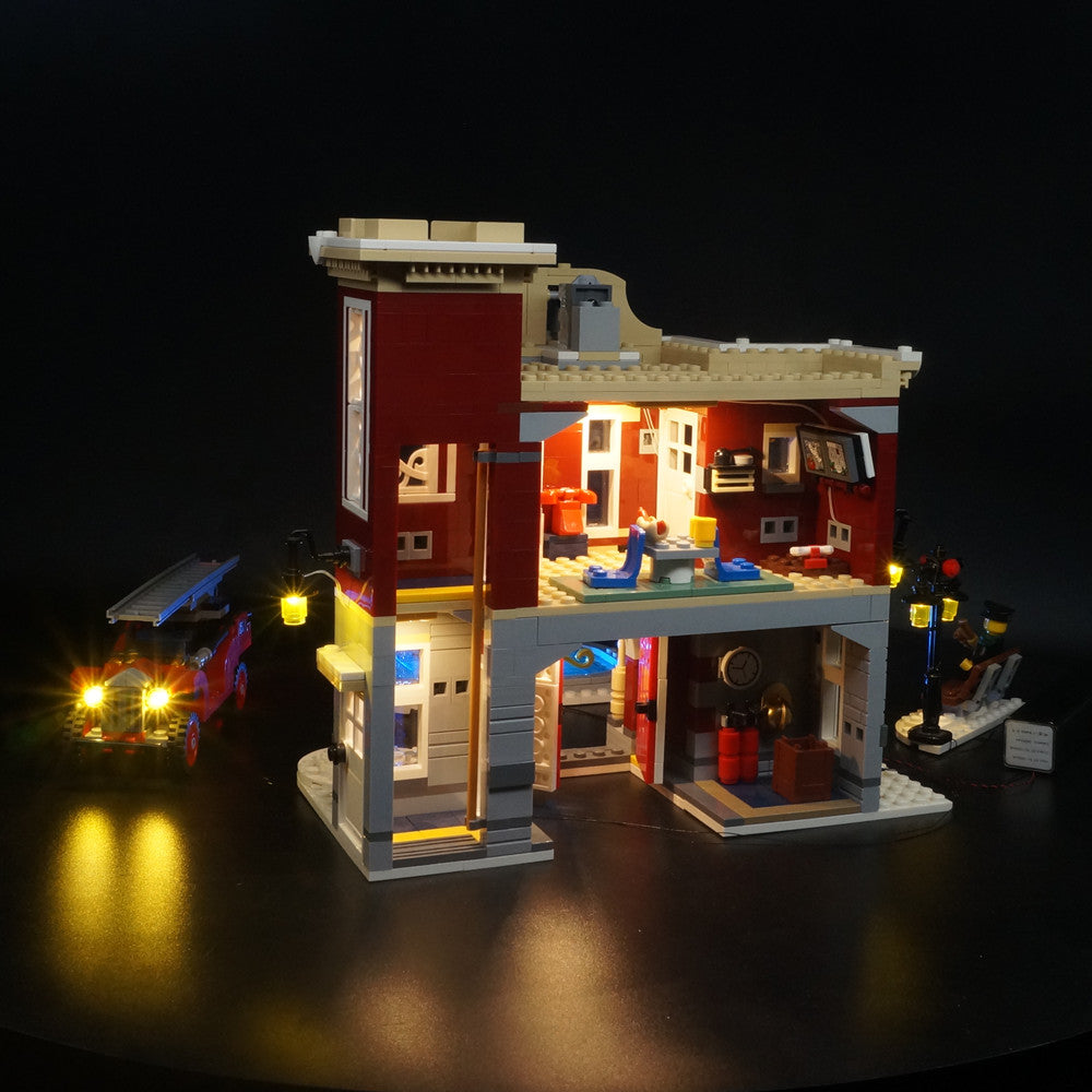 LED Light Kit For Winter Village Fire Station #10263