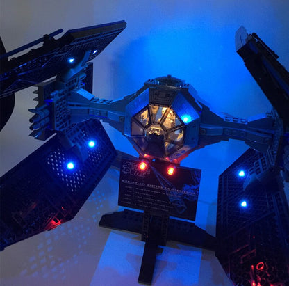 LED Light Kit for The TIE Interceptor 7181 and 05044