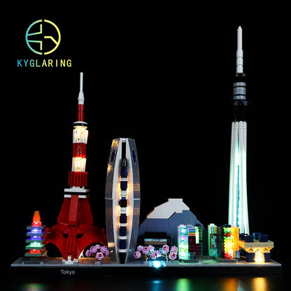 Led Lighting Set for Architecture 21051 Tokyo Skyline