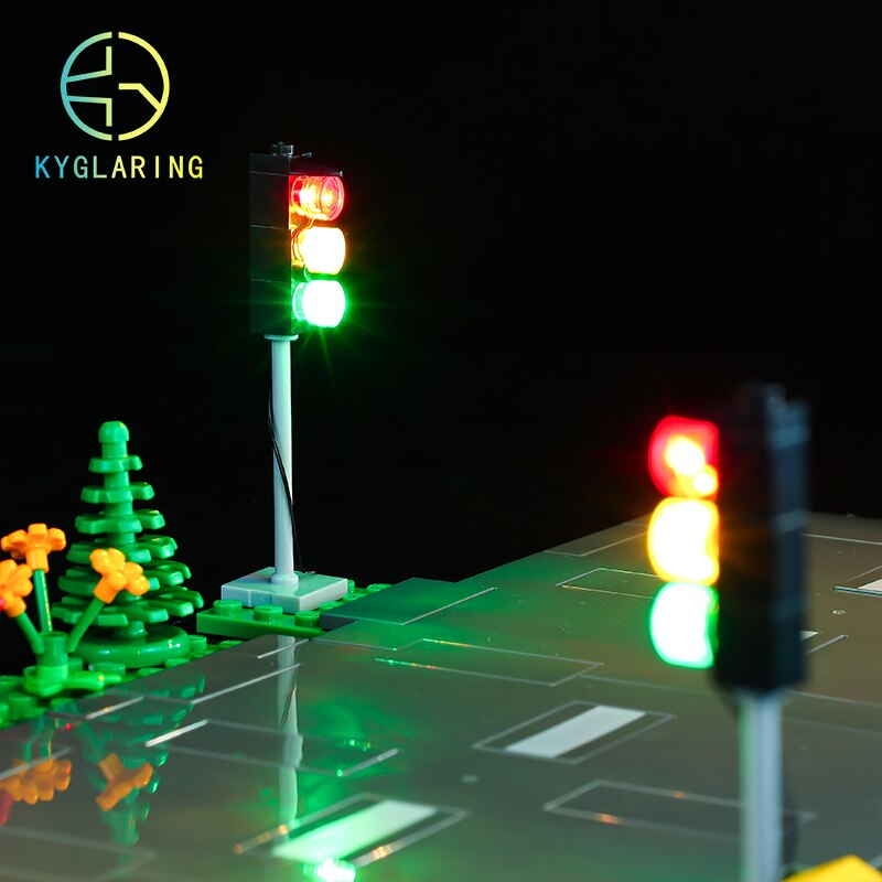 Led Lighting Set For City 60304 Road Plates