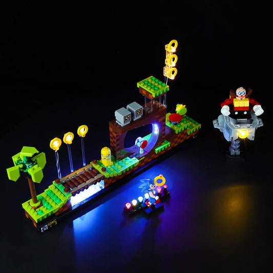Led Light Kit For Sonic the Hedgehog™ – Green Hill Zone #21331