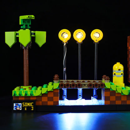 Led Light Kit For Sonic the Hedgehog™ – Green Hill Zone #21331