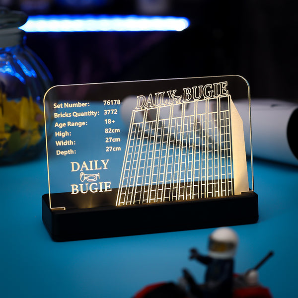 LED Light Acrylic Nameplate for Daily Bugle #76178