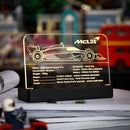 LED Light Acrylic Nameplate for McLaren Formula 1™ Race Car