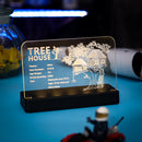 LED Light Acrylic Nameplate for Tree House
